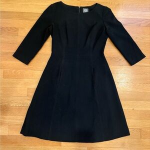 Vince Camuto Classic Black Long Sleeve Dress